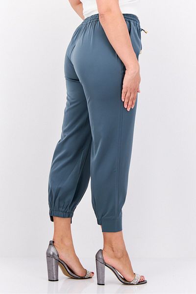 Steve Madden Women Regular Fit Plain Jogger Pants, Dark Green