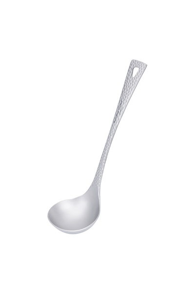 Choice ملعقة حساء دائرية قابلة لإعادة الاستخدام من Ti1060T، قطعة واحدة من Bou...