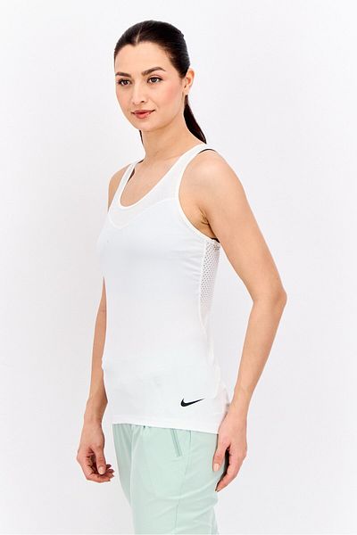 Nike Women Sportswear Fit Sleeveless Training Tank Top, White
