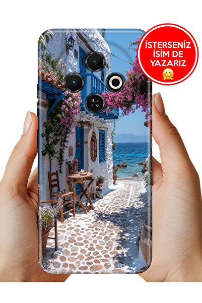 TECNO Spark 30C Kılıf Trend Desenli Esnek Kapak Bodrumda Aşk