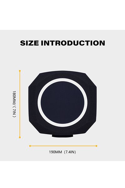 Choice Black Microphone Wind Shield Pop Filter Isolation Ball Acoustic For Record Studios Mic Sound-absorbi