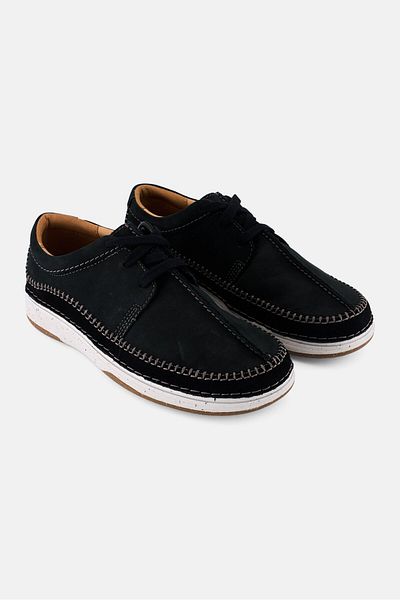CLARKS Men Nature 5 Tie Casual Shoes, Black Combo