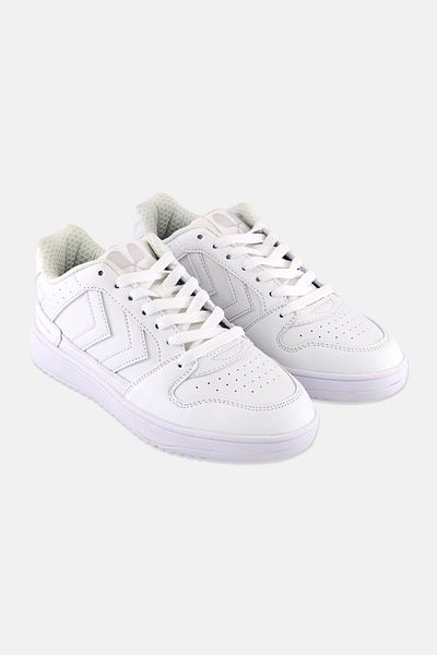 hummel Kids Boy Lace Up Outdoor Shoes, White