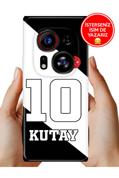TECNO Phantom X2 Pro Kılıf Kişiye Özel İsim Yazılı Forma Tasarım Silikon Zigzag
