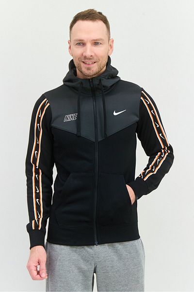 Nike Men Sportswear Fit Long Sleeve Training Hooded Sweatshirt, Black