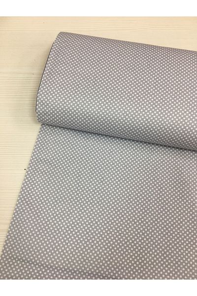 Renk Tekstil Γκρι Mini Dots 100% βαμβακερό ύφασμα ποπλίνα