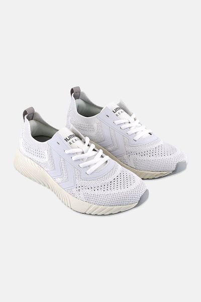 hummel Kids Boy Breaker Seamless Lace Up Training Shoes, White