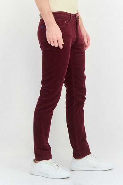 Gant Men Hayes Slim Fit Corduroy Pants, Maroon