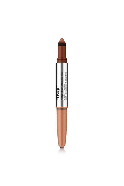 Clinique High Impact Shadow Play Çift Taraflı Kalem Far - Flame Ember