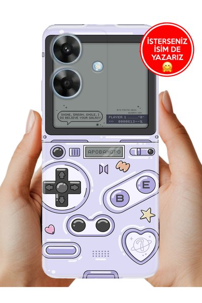 realme Note 60 Kılıf Lüks Desenli Silikon Cover Case Gamer 144