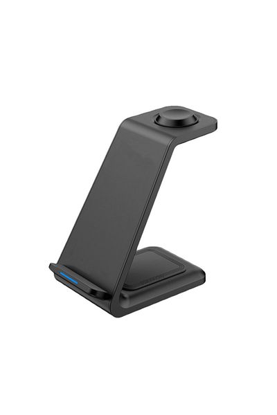 Choice Black For Samsung 30W Wireless Travel Charger 3 in 1 For Samsung Galaxy S23 S22 Ultra Watch 6/5/4 Ac