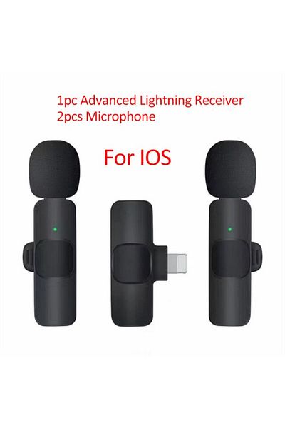Choice Lighting Gaminja Wireless Lavalier Microphone Portable Audio Video Recording Mini Mic For Iphone And