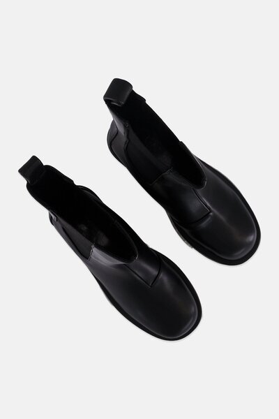 Raid Women Slip On Ankle Boots, Black