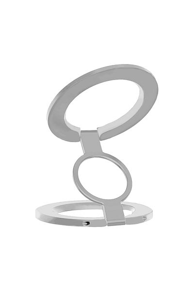 Choice Silver For Magsafe Magnetic Double Sided Magnetic Suction 1Pcs Strong Suction Rotating 360 Wall Stic