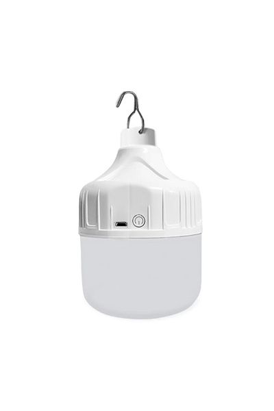 Choice مصباح LED أبيض محمول قابل لإعادة الشحن عبر USB للتخييم متعدد الوظائف في الهواء الطلق للطوارئ خيمة معلقة