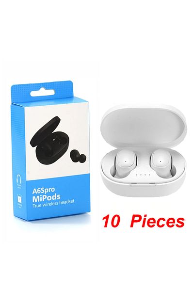 Choice 10 White 10Pcs Wholesale A6S TWS Wireless Headphones Bluetooth Earphone 5.0 Stereo Headset Earbuds w