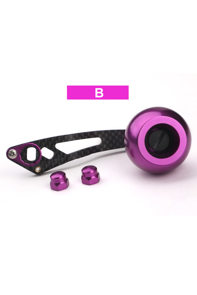 Choice مقبض بكرة الصيد PURPER ROLLFISH ذراع هزاز من ألياف الكربون خفيفة الوزن...