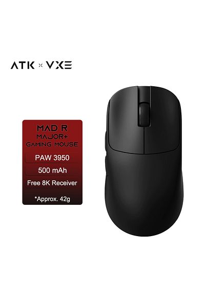 Choice Major Plus (BLACK) Atk Vxe Mad R/r Major Wireless E-sports Gaming Mouse Ultra-lightweight Dual-mode