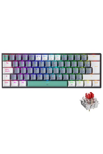 Choice Red Switch MACHENIKE K500-B61 Mechanical Keyboard Español Americano ISO Edition Wired 60% Mini Hot-s