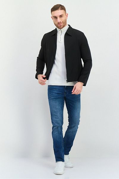 Hugo Boss Men Plain Jacket Shirt, Black