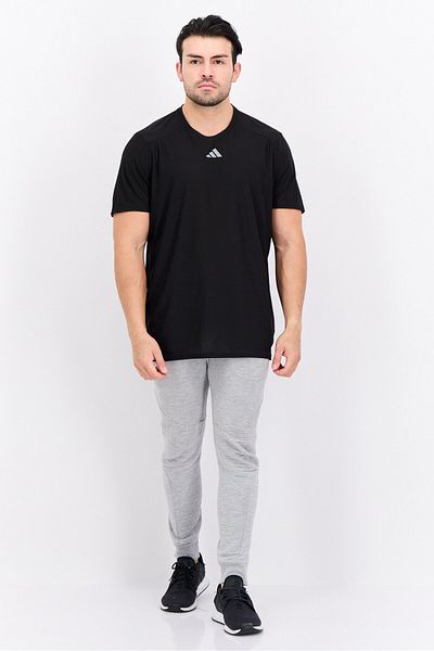 adidas Men Sportswear Fit Short Sleeves Running T-shirt, Black