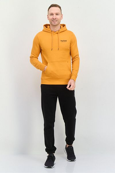 Penfield Men Hooded Brand Logo Long Sleeve Sweatshirt, Orange