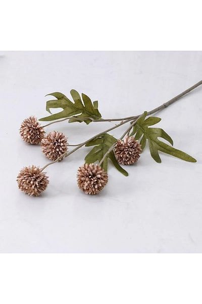 Choice 06 1Pcs Of Orange Artificial Flowers With Stems Mini Chrysanthemums Home Room Decoration DIY Dining