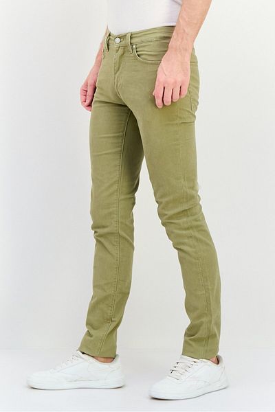 Gant Men Slim Fit Solid Straight Leg Pants, Olive