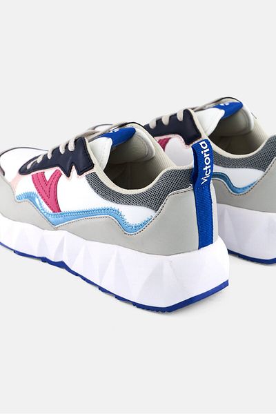 Victoria Women Brand Logo Lace Up Outdoor Shoes, Multicolor