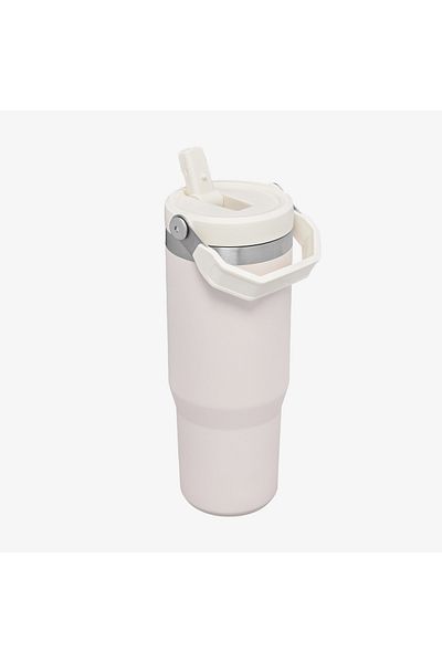 Stanley كوب آيس فلو فليب سترو 0.89 لتر ترمس وردي للجنسين