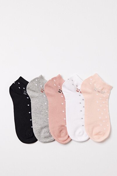 Katia&Bony Γυναικείες κάλτσες πουά 5 συσκευασιών