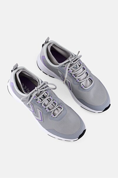 hummel Men Flow Fit Lace Up Running Shoes, Grey