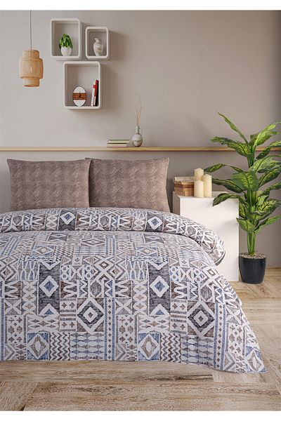 Evim Σετ Πικέ Soren Μονό - 160x230 cm - Καφέ