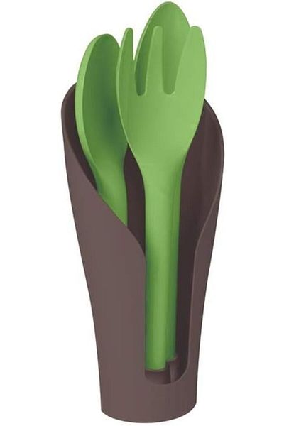 TRAMONTINA Since 1911, Made In Brazil - Cocoon Garden Tool Set, 4 Pieces, Brown, Printed Gift Box
