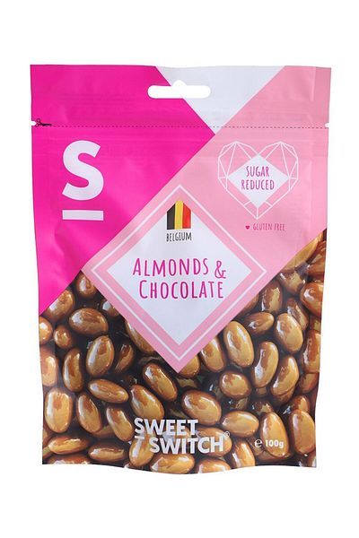 Sweet Switch Belgian Almonds & Chocolate 100 Gm
