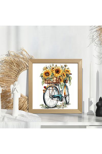 HOMEPACK Единична картина с дървена рамка, единичен плакат, картина KTC/002