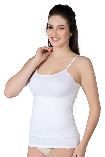 Emay White Mi 1401 Modal Cotton Women's Undershirt Corset