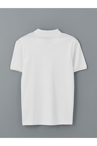LC Waikiki Ανδρικό μπλουζάκι LCWAIKIKI Classic Polo Neck Plain Interlock