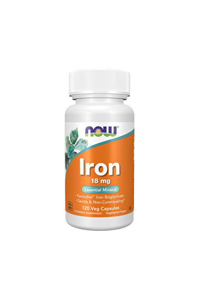 Now Iron, 120 Veggie Capsules, 18 mg