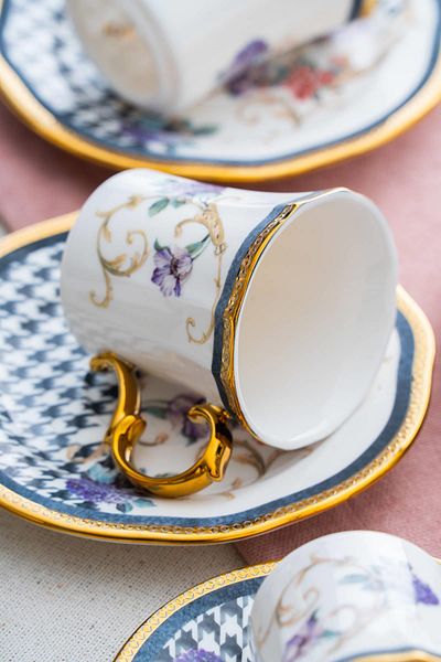ACAR Breeze Coffee Cup Set for 6 People - 90 ml