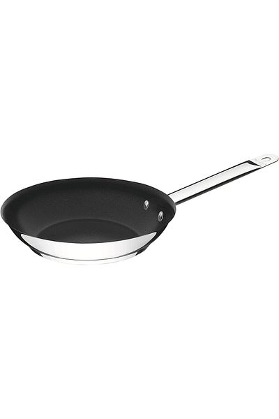 TRAMONTINA Since 1911, Made In Brazil - Professional 20cm 1.1l Stainless Steel Shallow Frying Pan
