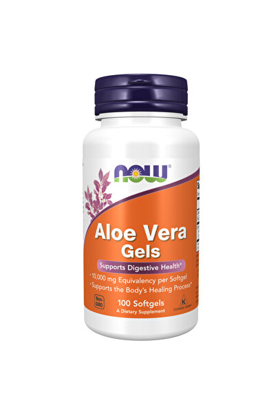 Now Aloe Vera Gel, 100 Softgels, 10000 mg