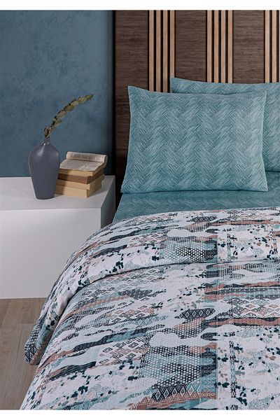 Evim Soren Double Pique Set 200X230 cm Jully Turquoise