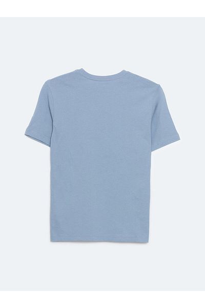 LC Waikiki Ανδρικό μπλουζάκι με στάμπα LCW Crew Neck
