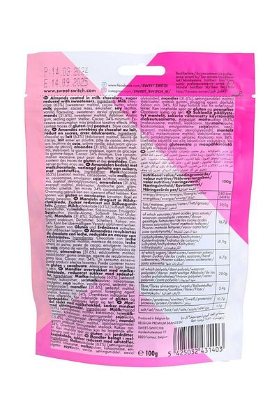 Sweet Switch Belgian Almonds & Chocolate 100 Gm