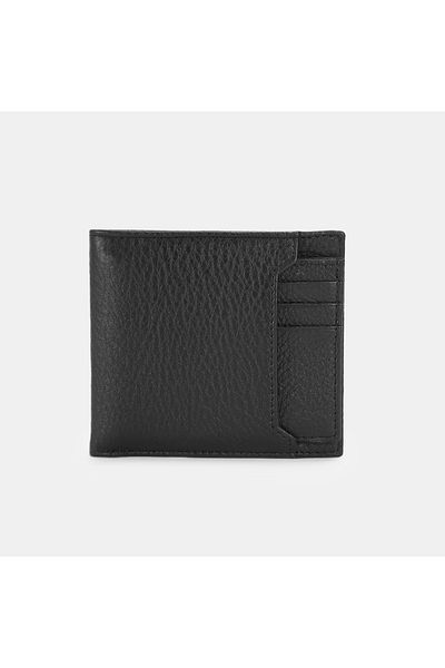 Desa Caius Black Men's Leather Wallet