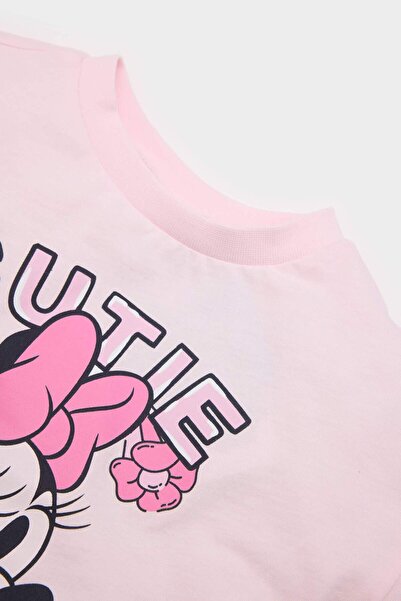 DeFacto Mickey & Minnie Pembe Kız Bebek Alt-Üst Takım E4849A5/PN280