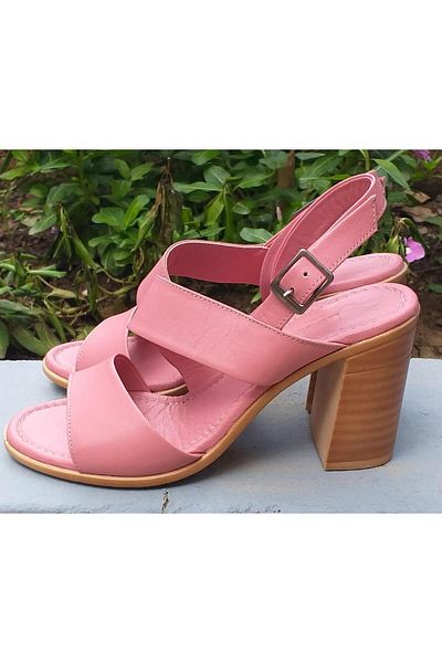 Bulldozer 231712   Pantofi de vară cu toc din piele naturală de damă