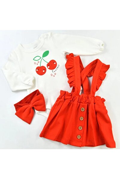 İmaj Bebek Pom Pom Cherry Bady Dress