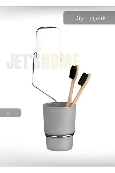 Jet's Home Οδοντόβουρτσα και θήκη, με πολυτελές ανοξείδωτο ατσάλι χρώμιο
